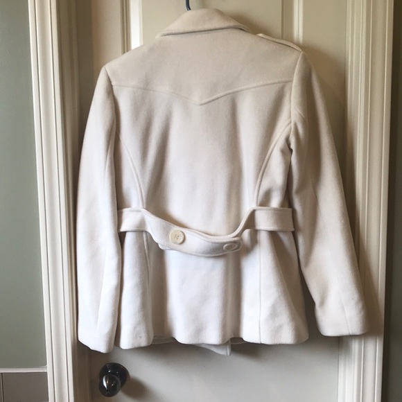 Winter white pea coat - Picture 3 of 3